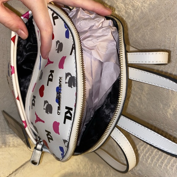 NWT Karl Lagerfeld medium size backpack - Picture 4 of 5